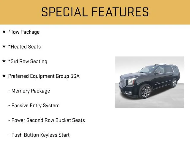 Used 2015 ONYX BLACK GMC Denali image 6