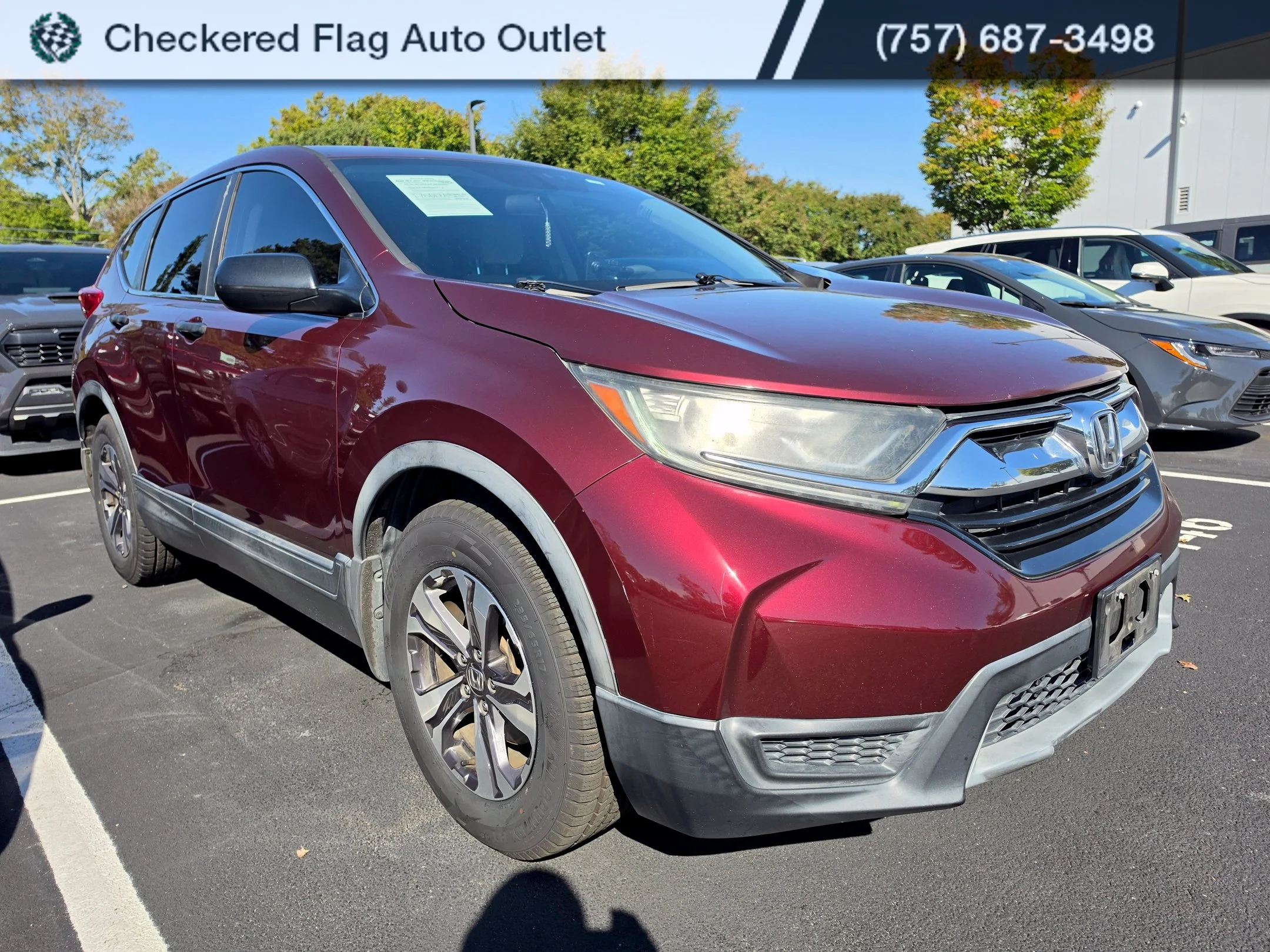 Used 2017 Basque Red Pearl II Honda LX image 3