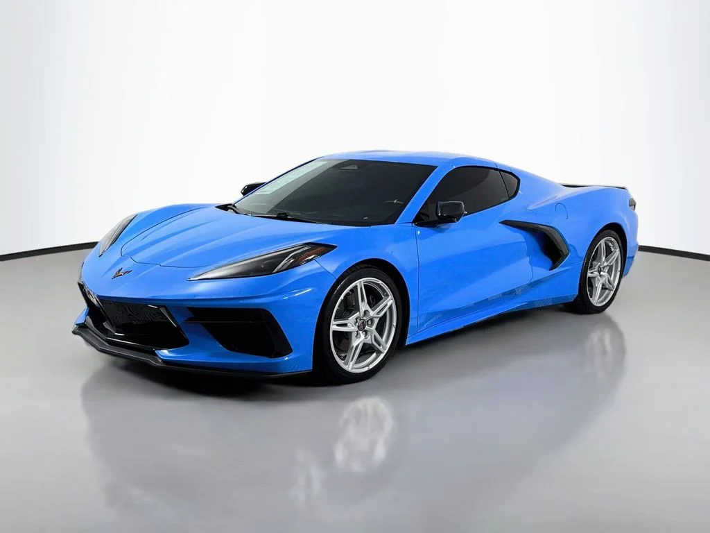 Used 2024 Blue Chevrolet Stingray image 1
