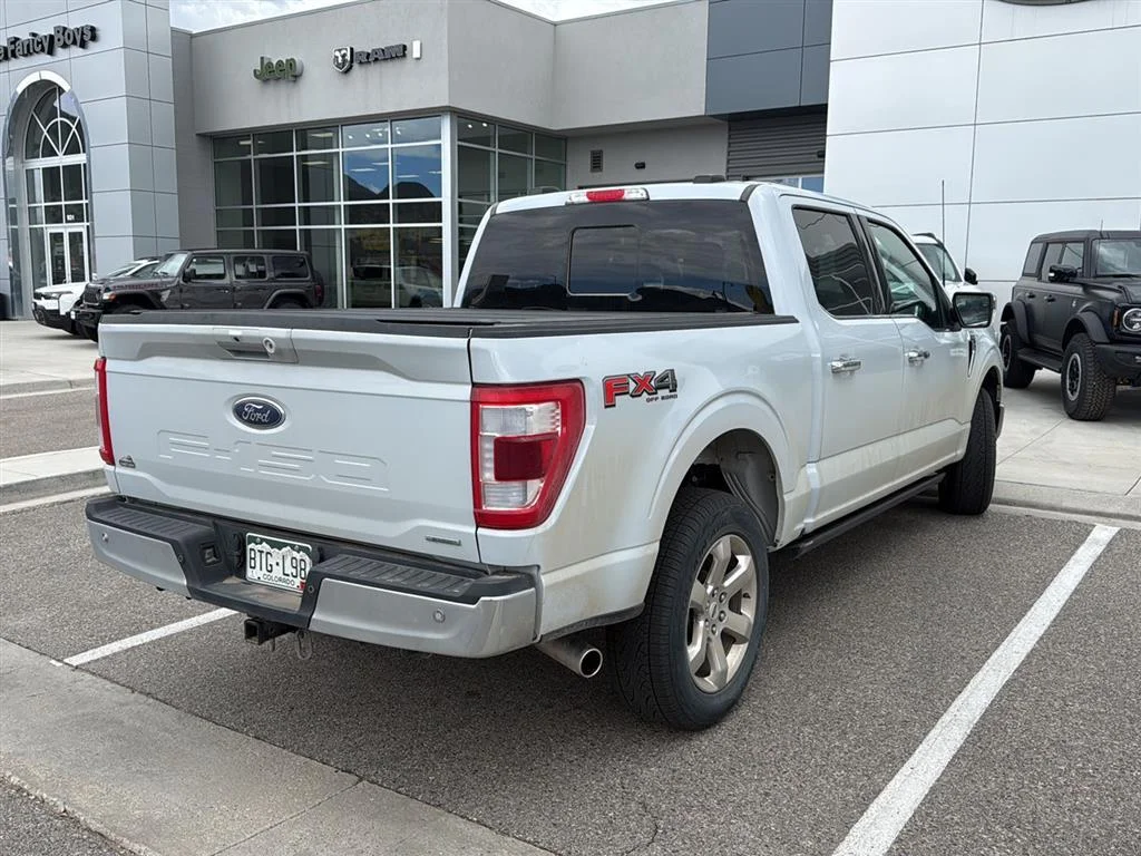 Used 2022 Space White Ford LARIAT image 3
