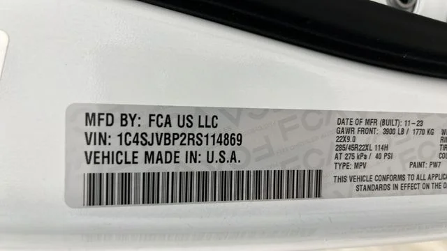 Used 2024 Bright White Clearcoat Jeep Series II image 30