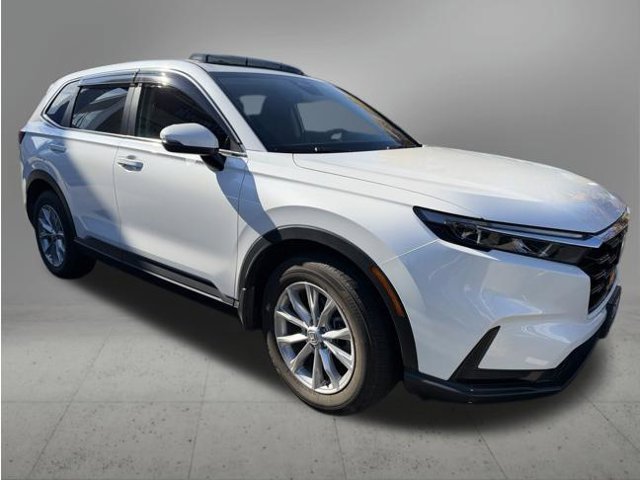 Certified Used 2025 Platinum White Pearl Honda EX image 3