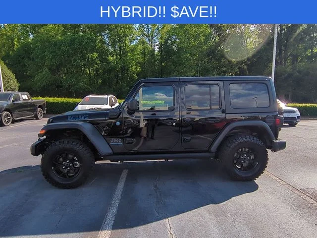 Used 2025 Black Jeep Willys 4xe image 2