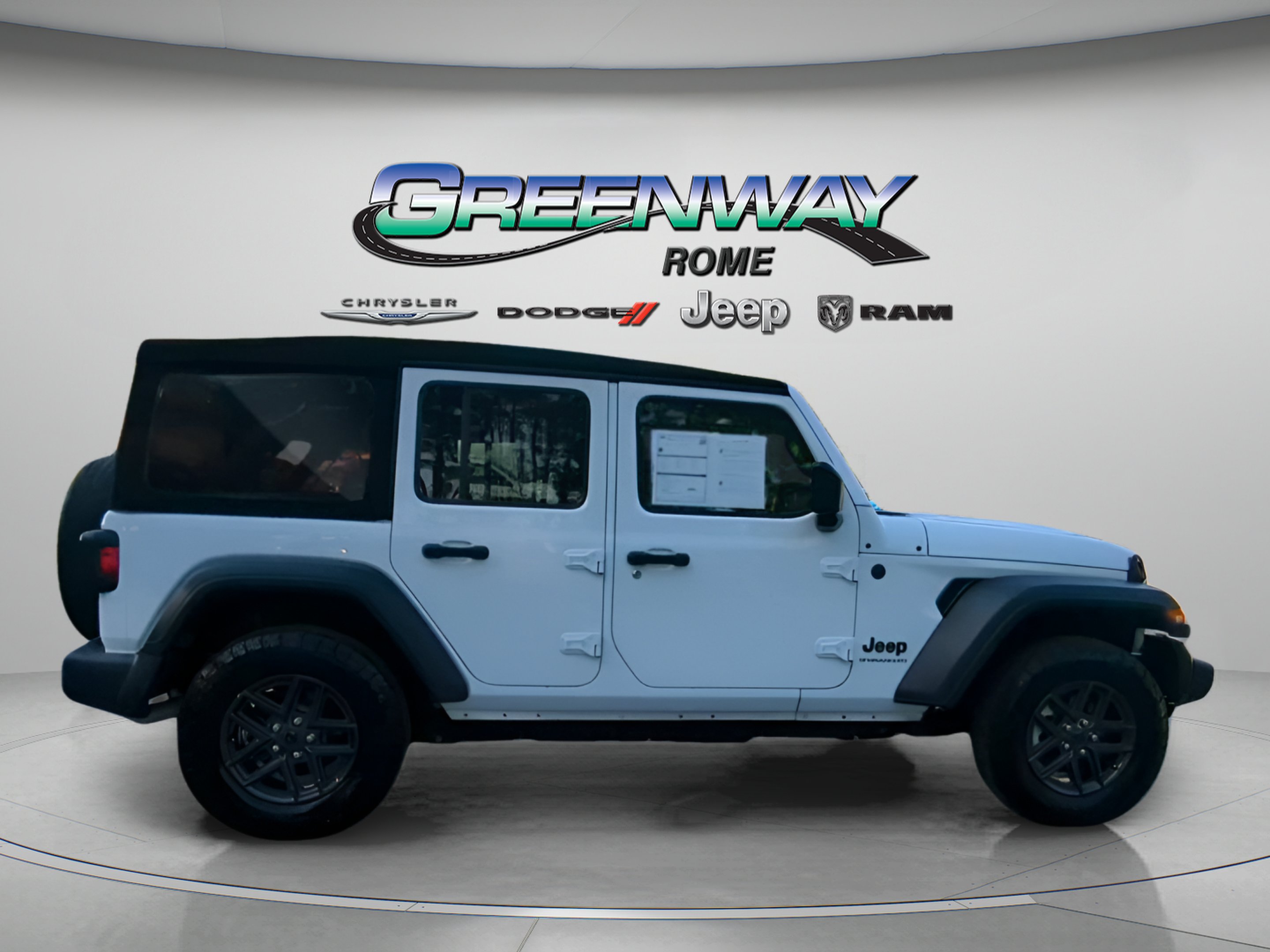 Used 2024 Bright White Clearcoat Jeep Sport S image 35