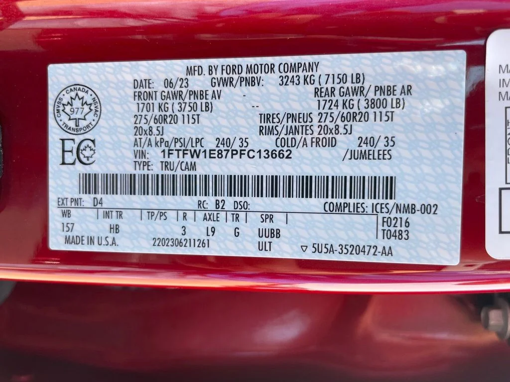 Used 2023 Red Ford Lariat image 40