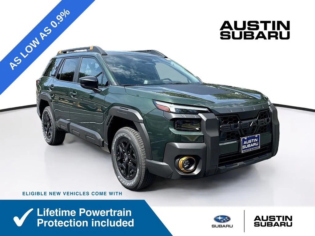 New 2026 Green Subaru Wilderness image 1
