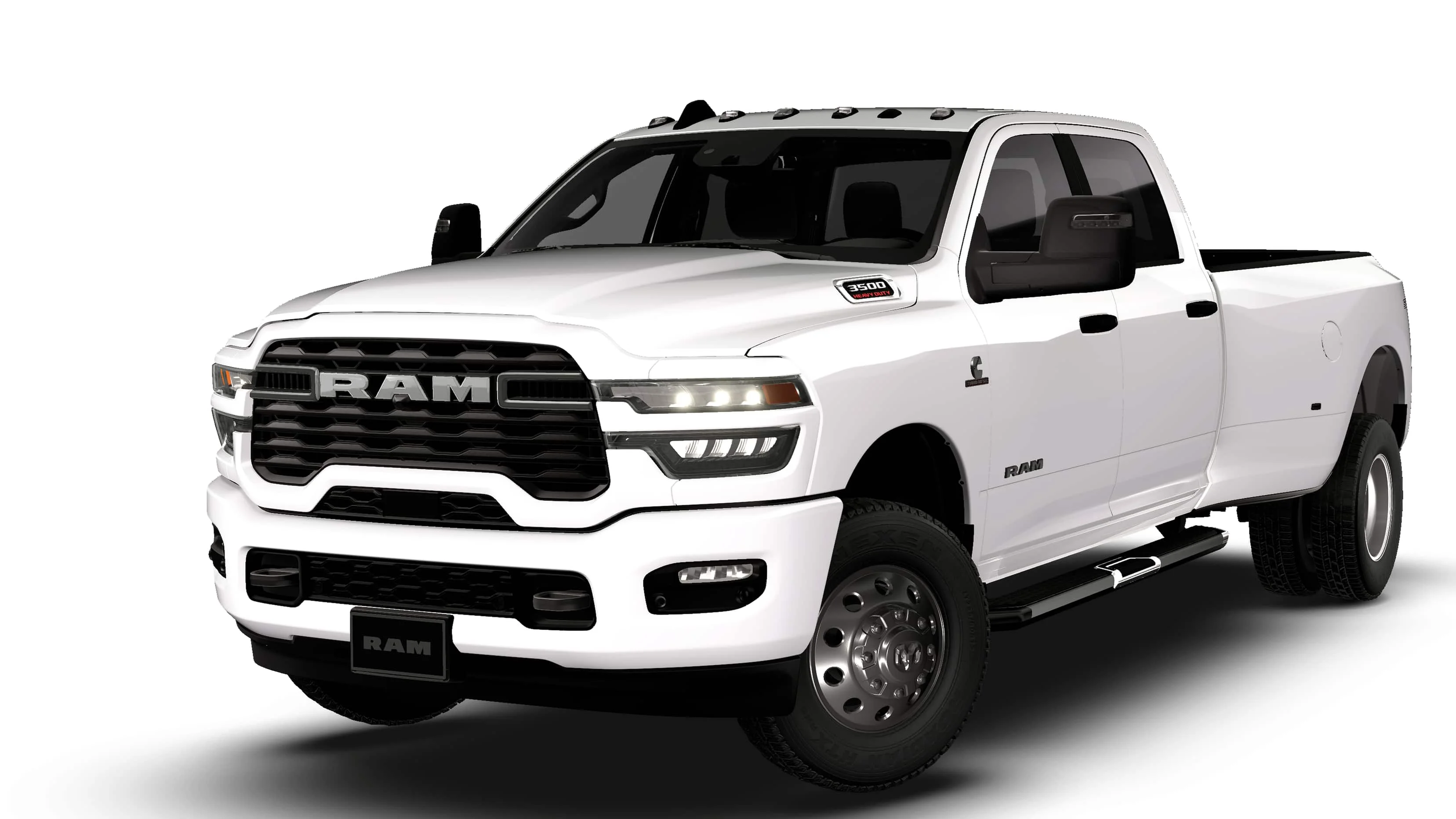 New 2026 Bright White Clear-Coat Exterior Paint RAM BIG HORN image 13