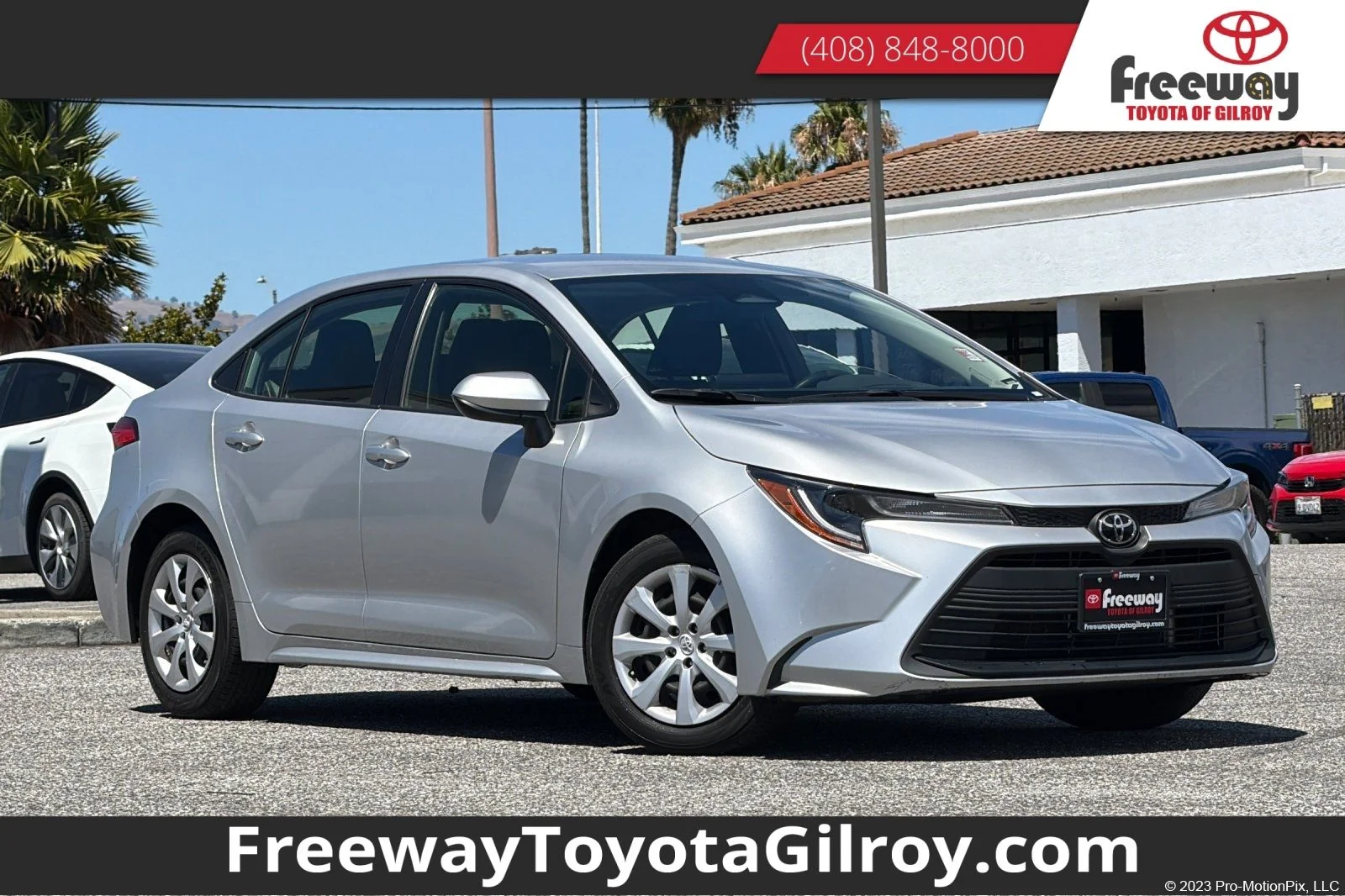 Used 2023 Silver Toyota LE image 1