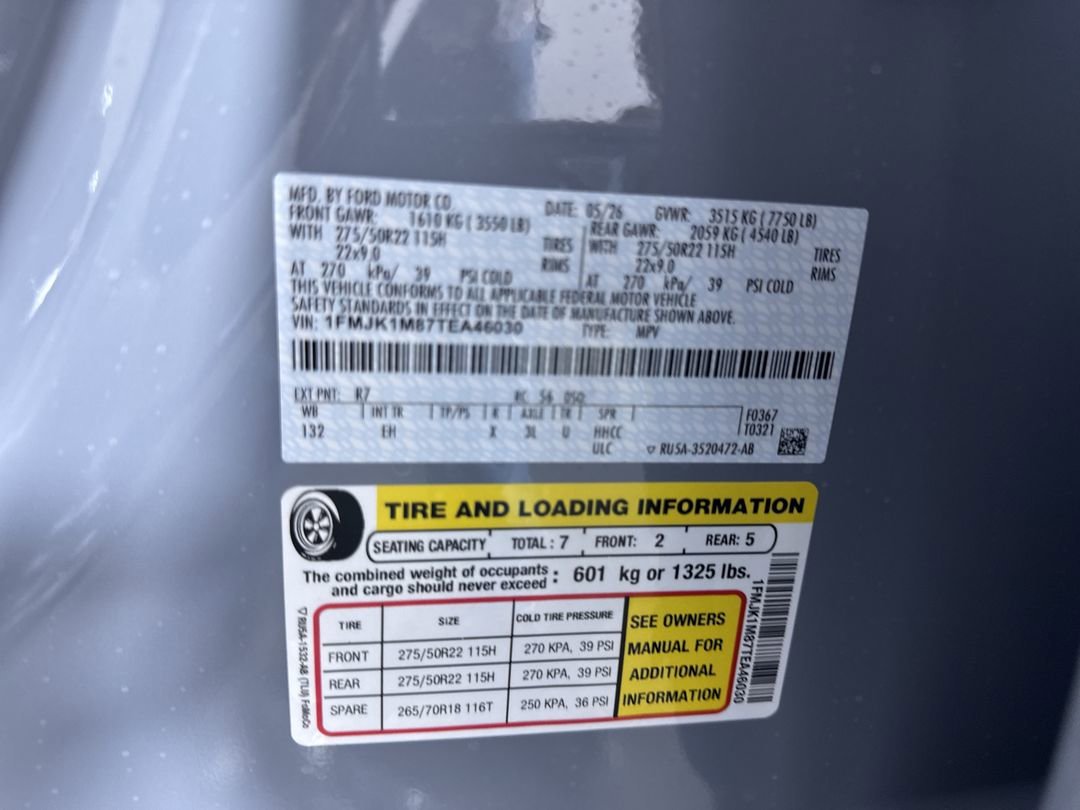 New 2026 Glacier Gray Metallic Tri-Coat Ford Platinum image 12