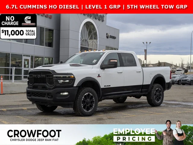 2026 RAM 2500 Rebel - - 4x4 - 6.7L Cummins HO Diesel - Level 1 Grp - 5th Wheel Tow Grp & More!
