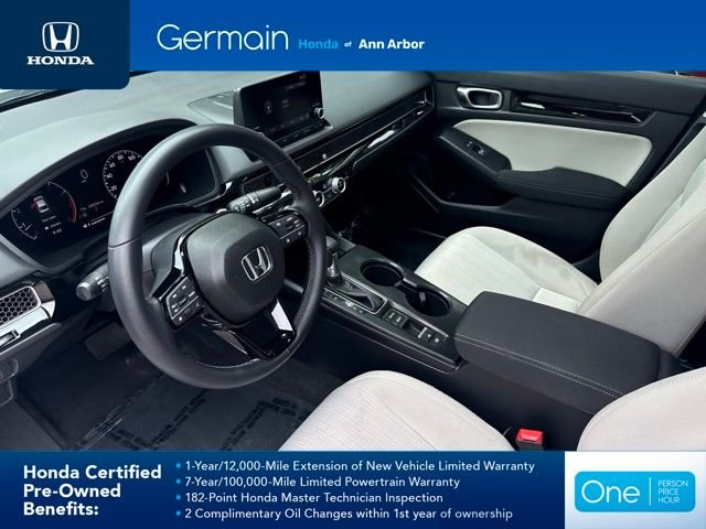 Certified Used 2023 Platinum White Pearl Honda 1.5T 4D EX BD image 16