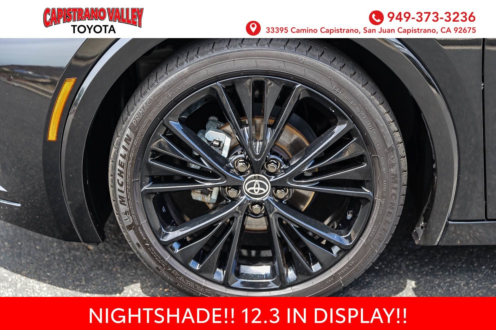 Certified Used 2025 MIDNIGHT BLACK METALLIC Toyota Nightshade image 9