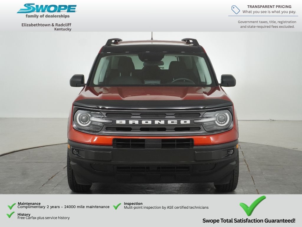 Used 2023 Hot Pepper Red Tinted Clearcoat Ford Big Bend image 5