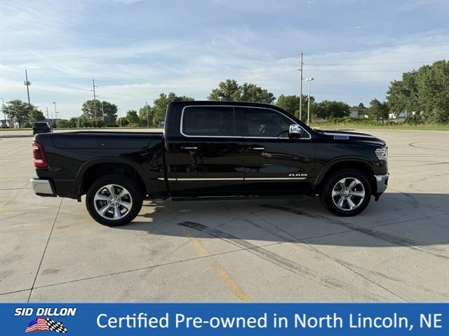 Used 2022 Diamond Black Crystal Pearlcoat Ram Limited image 3