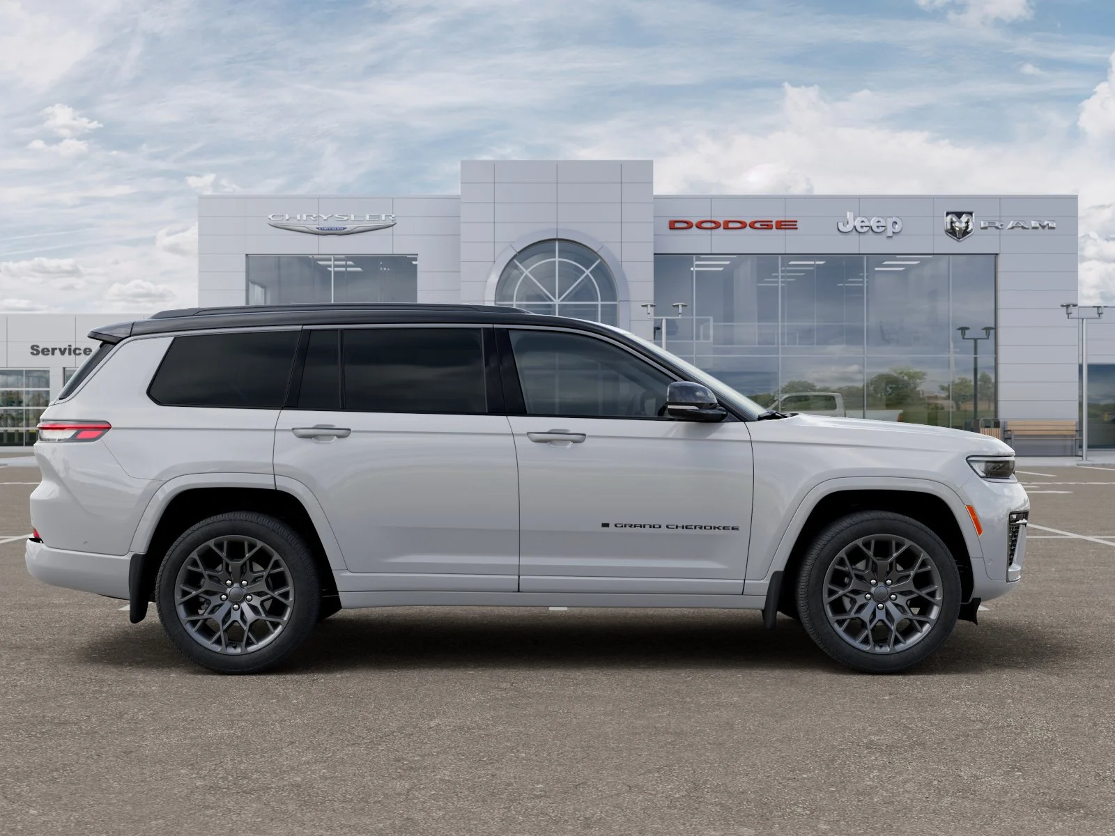 New 2026 Bright White Clear-Coat Exterior Paint Jeep Summit image 49