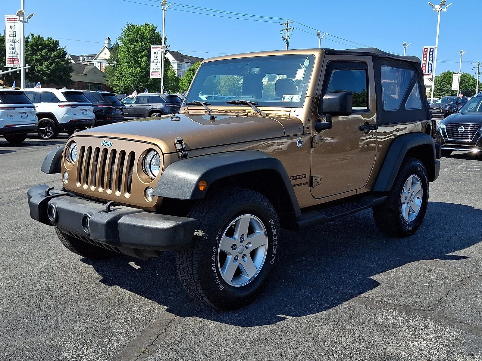 Used 2015 Copper Brown Pearlcoat Jeep Sport image 3
