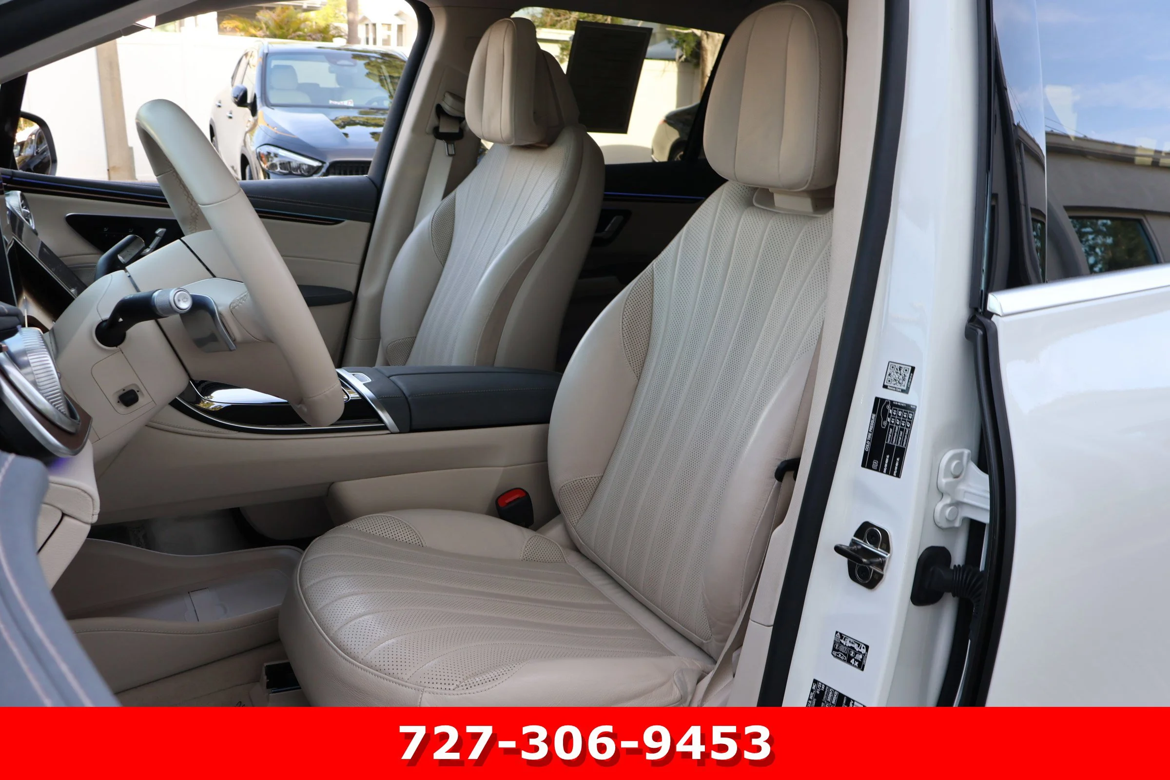 Certified 2023 Mercedes-Benz EQS SUV Base with VIN 4JGDM2DB0PA011027 for sale in Clearwater, FL