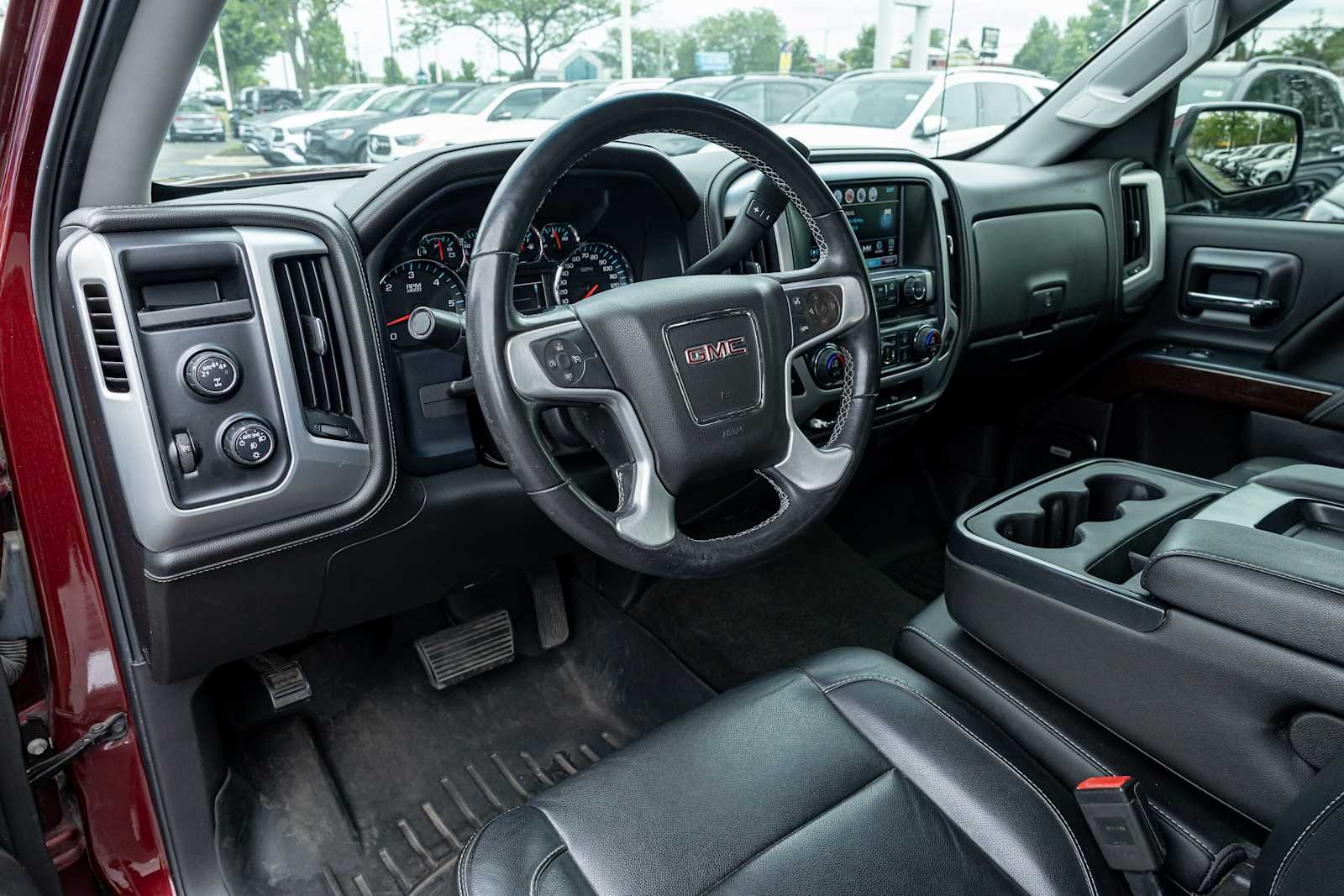Used 2017 Crimson Red Tintcoat GMC SLT image 16