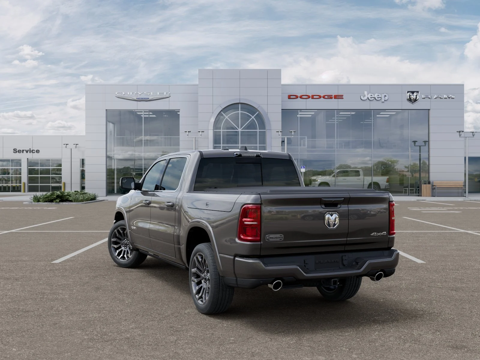 New 2026 Granite Crystal Metallic Clear-Coat Exterior Paint RAM Longhorn image 33