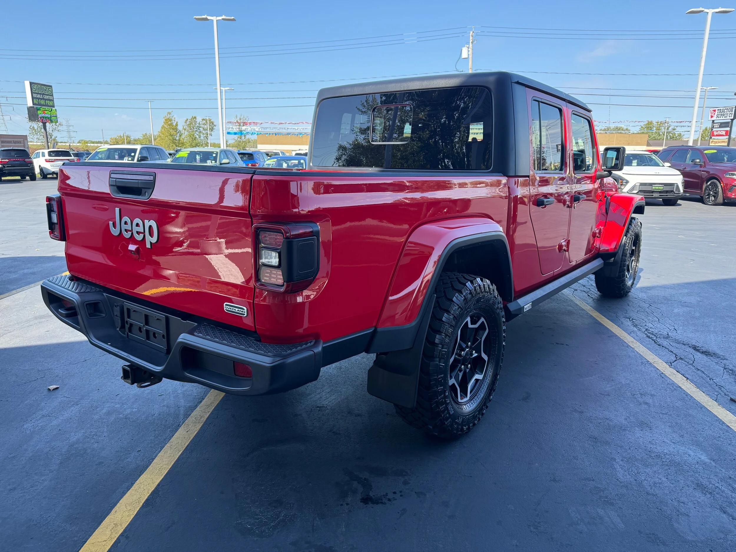 Used 2020 Firecracker Red Clearcoat Jeep Overland image 6