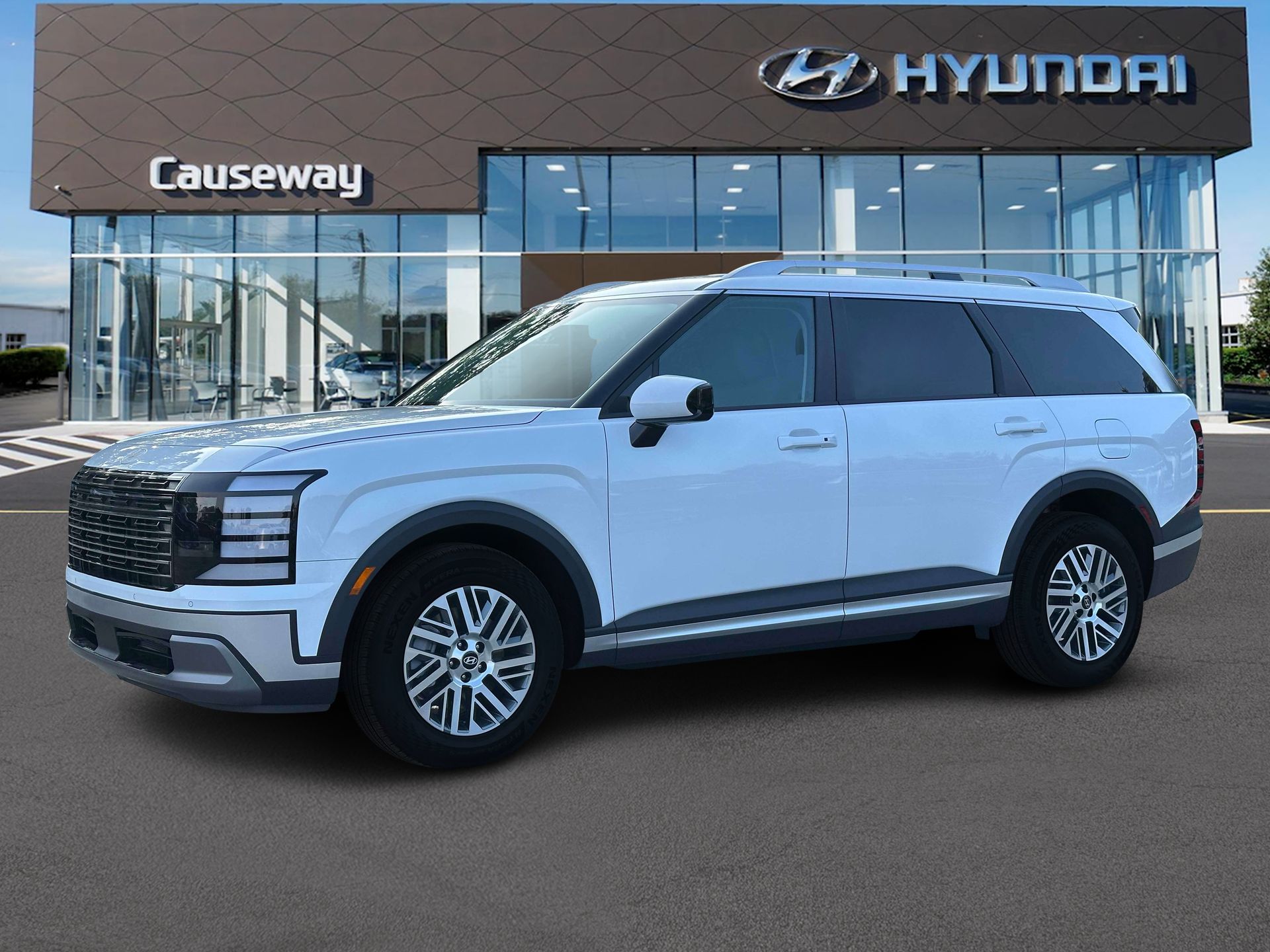 New 2027 White Hyundai SEL AWD image 2