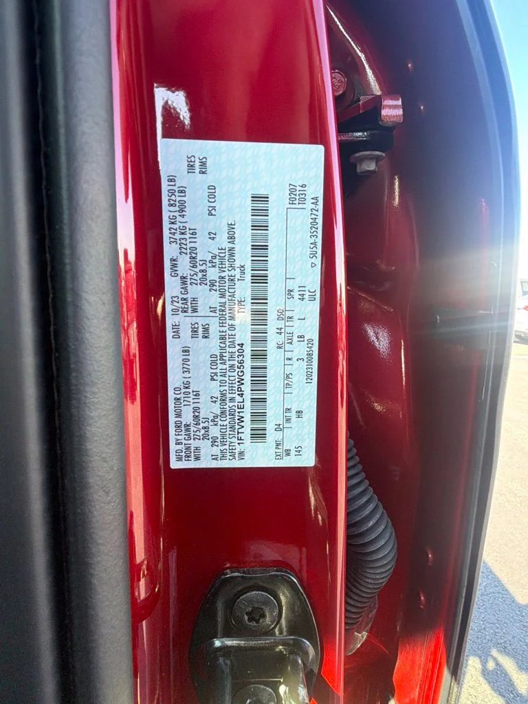 Used 2023 Red Metallic Ford Lariat image 58