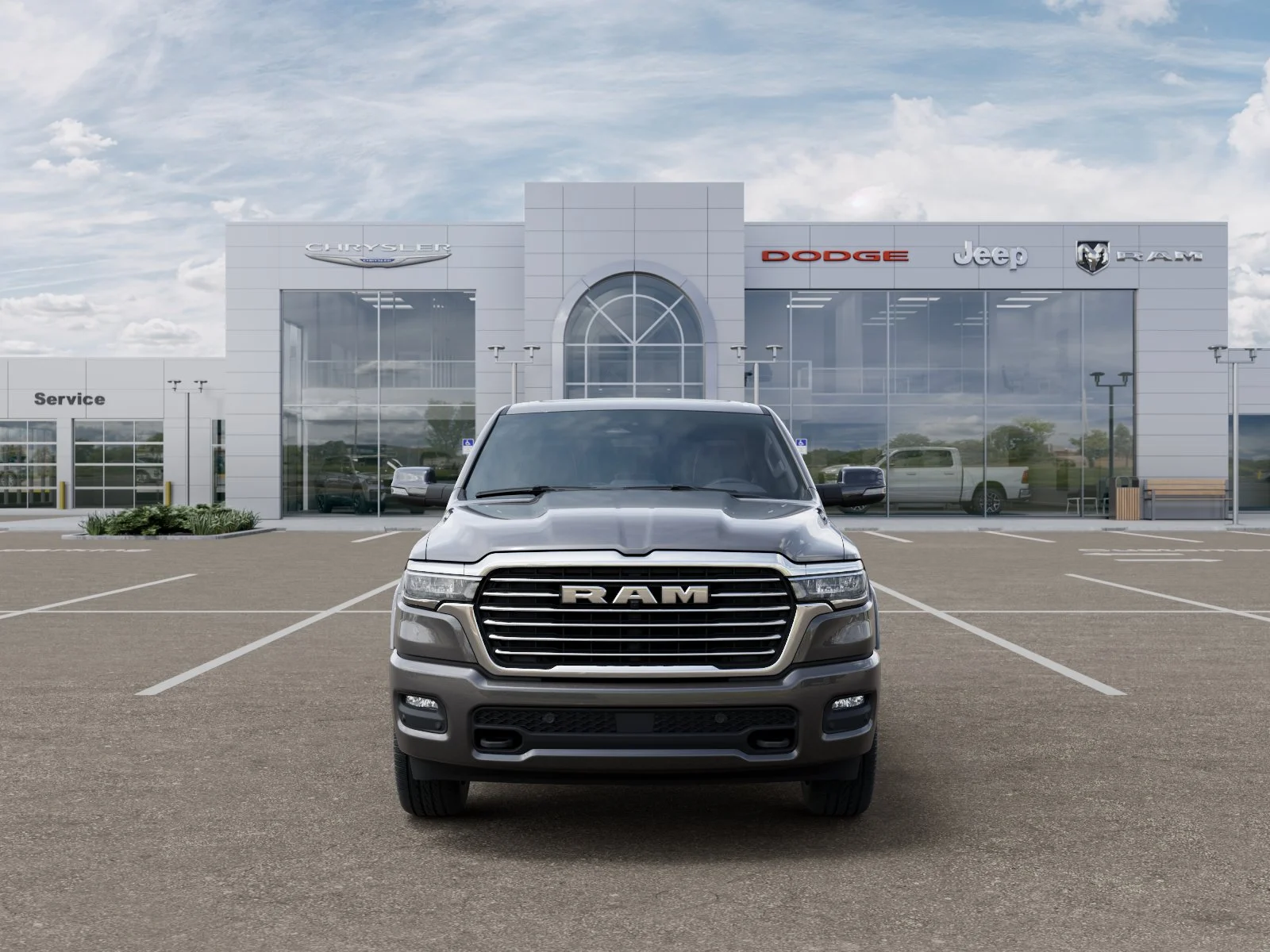 New 2026 Granite Crystal Metallic Clear-Coat Exterior Paint RAM Laramie image 33
