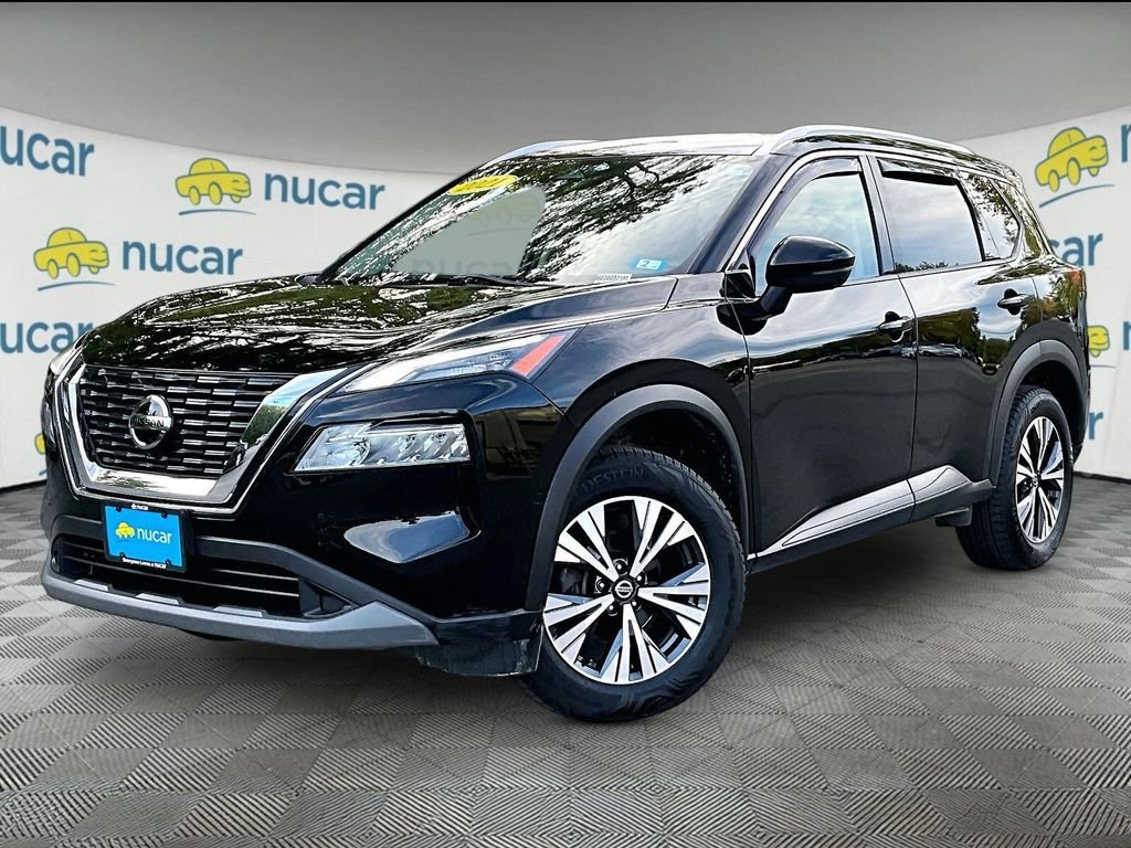 Used 2021 Super Black Nissan SV image 3