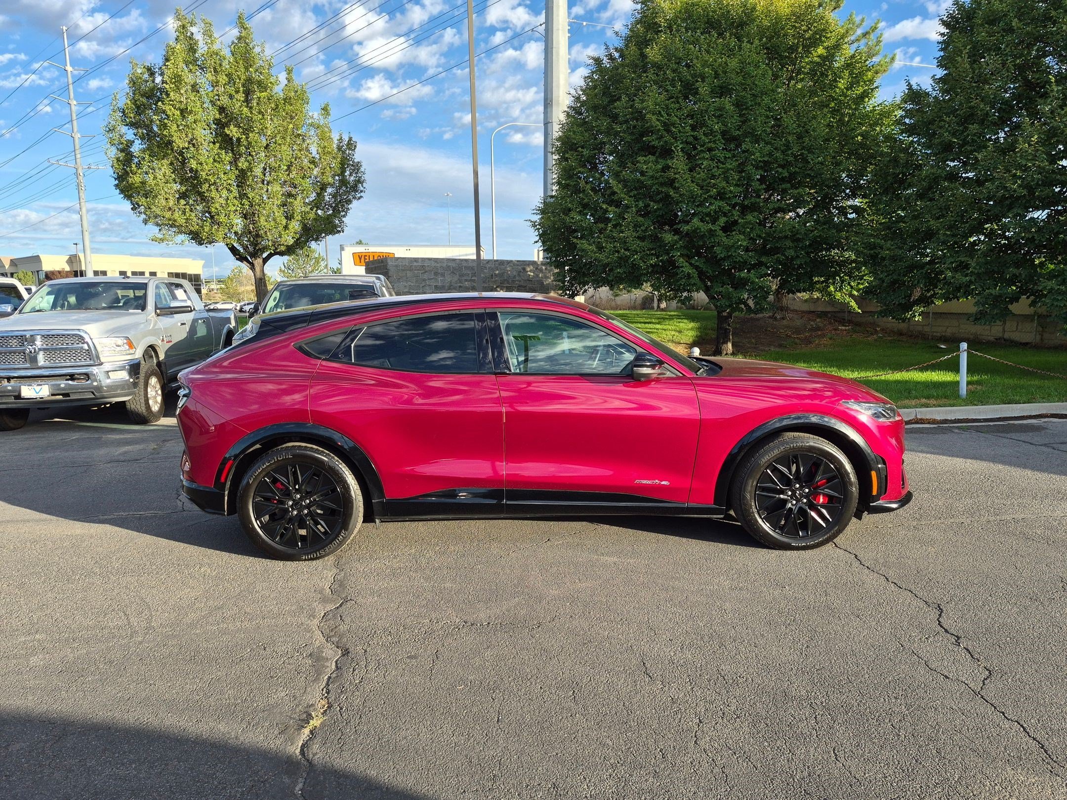 Certified 2025 Ford Mustang Mach-E Premium AWD with VIN 3FMTK3S55SMA05837 for sale in American Fork, UT
