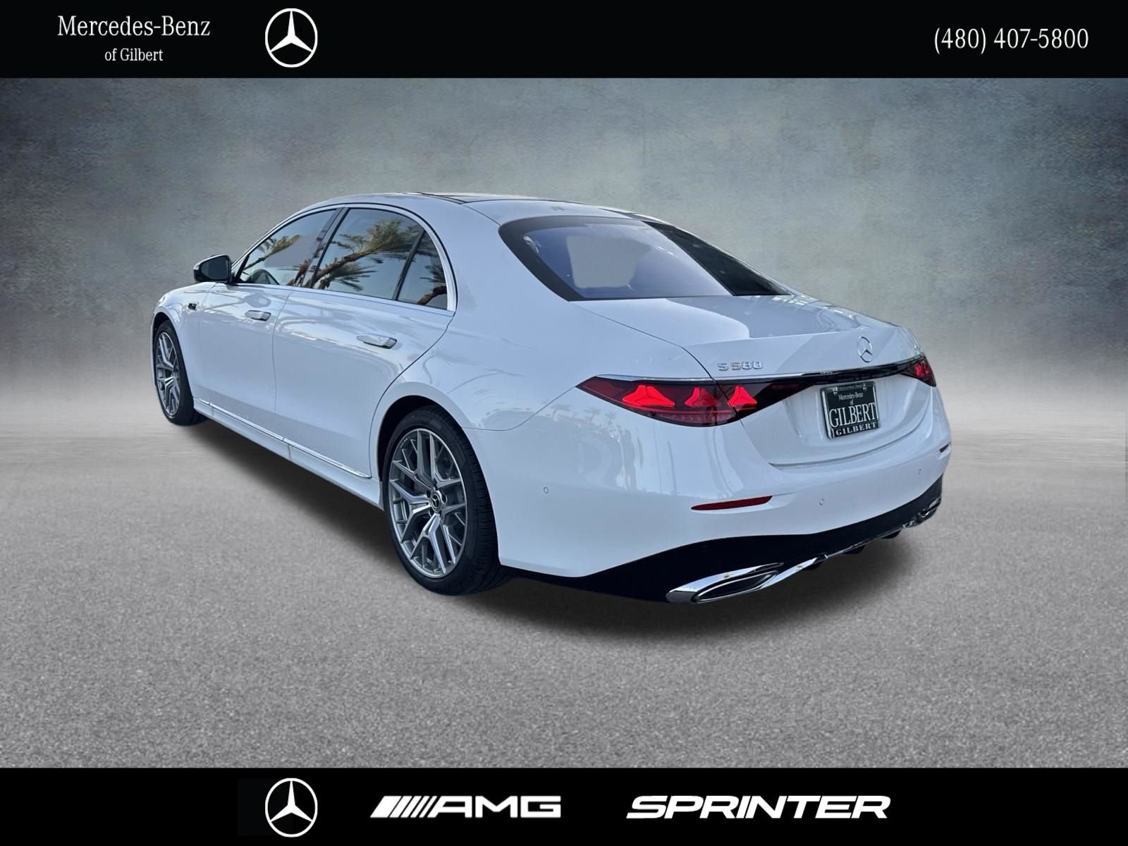 New 2027 MANUFAKTUR Moonlight White Metallic Mercedes-Benz S 580 image 4