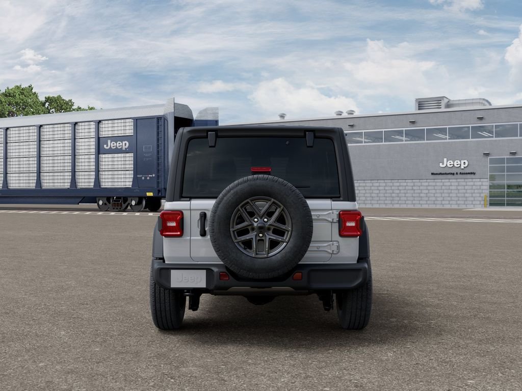 New 2026 Bright White Clear-Coat Exterior Paint Jeep Sport S image 7