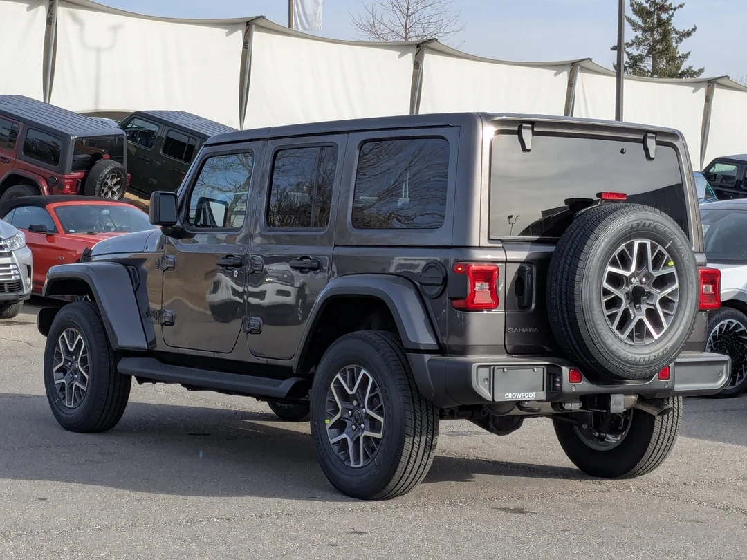 New 2026 Grey Jeep Sahara - - 4x4 - McKinley Leather - Body-Color Top - Alpine Audio - Technology Group & More! image 6