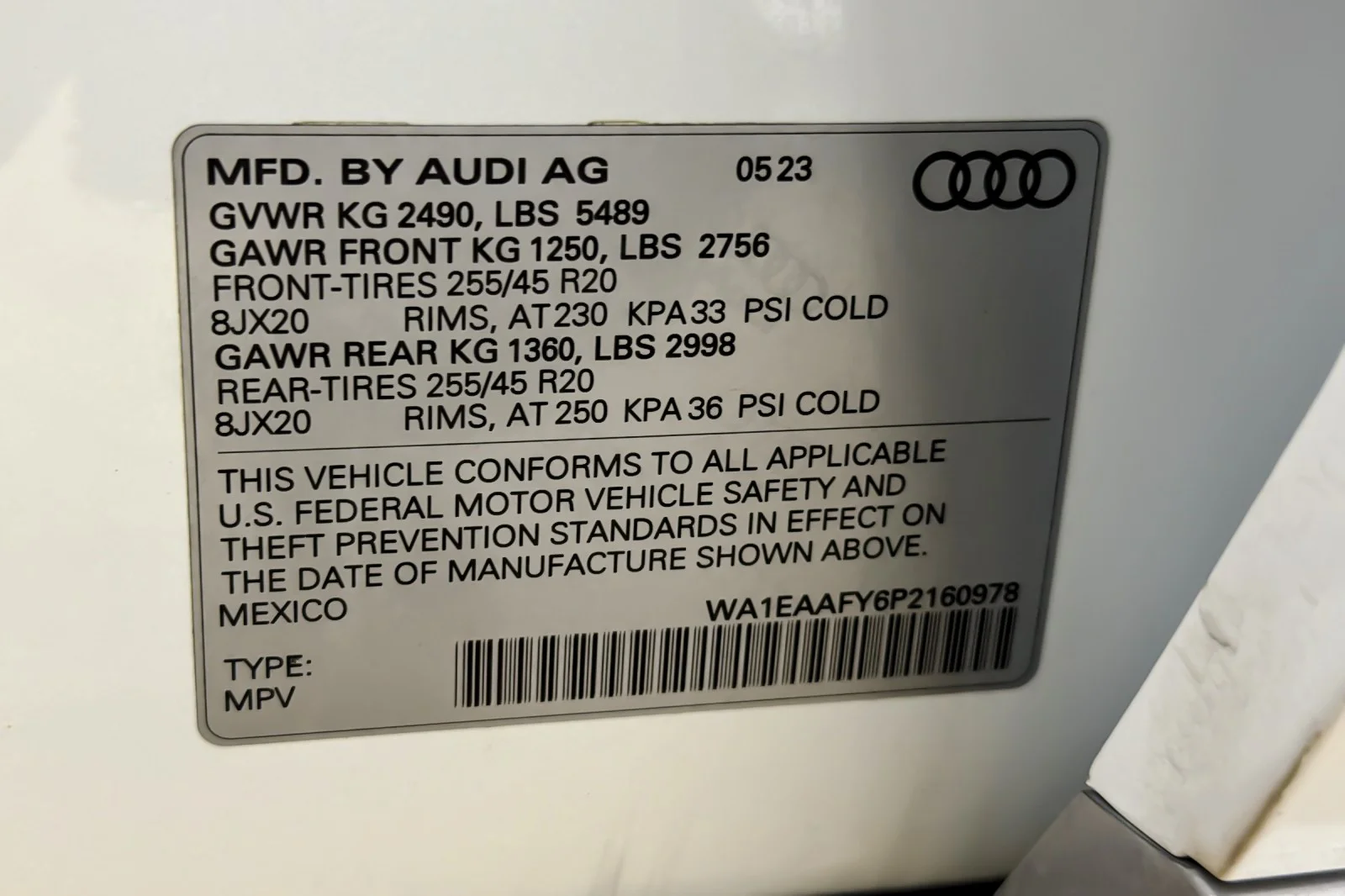 Used 2023 Glacier White Metallic Audi S line Premium Plus 45 TFSI quattro image 27