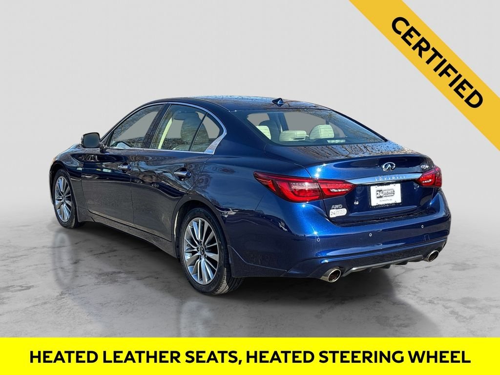 Certified Used 2023 Blue INFINITI LUXE image 3