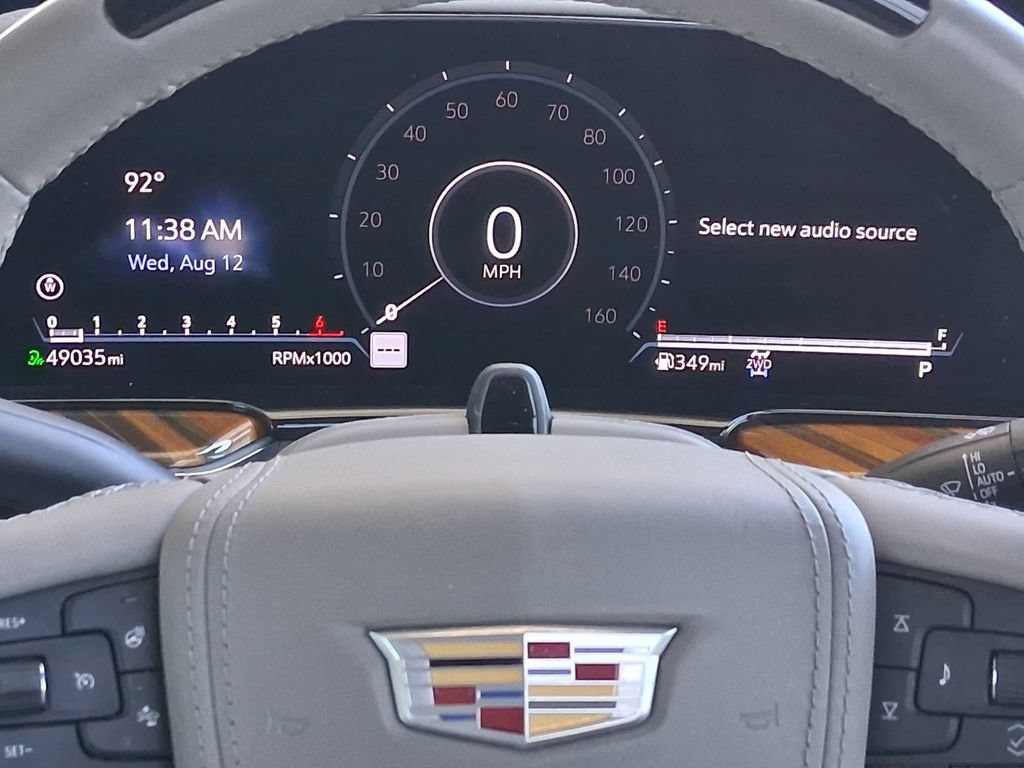 Used 2024 Crystal White Tricoat Cadillac Premium Luxury Platinum image 14