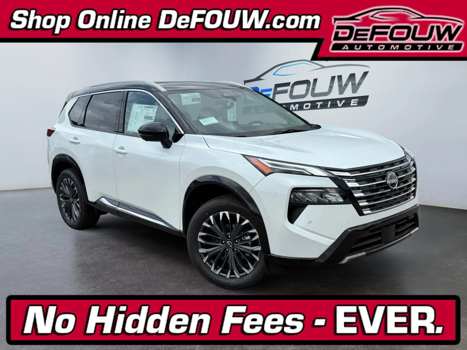New 2026 Everest White Pearl/Super Black Nissan Platinum image 1