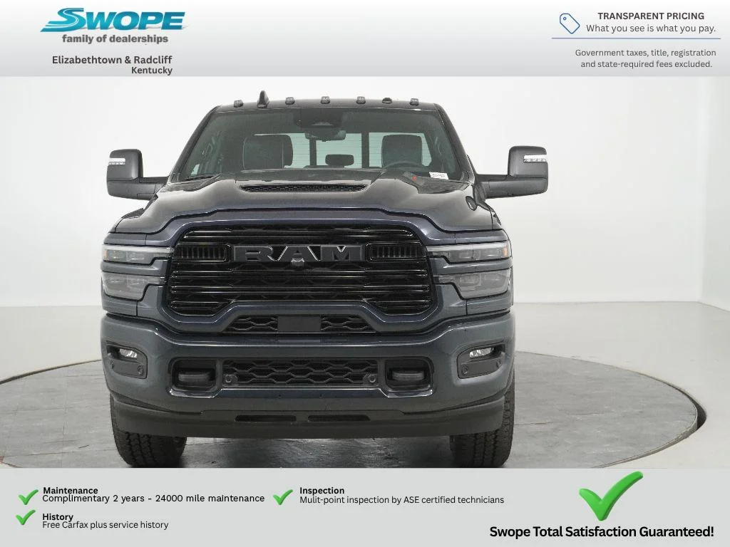 New 2026 Forged Blue Metallic Exterior Paint RAM Laramie image 8