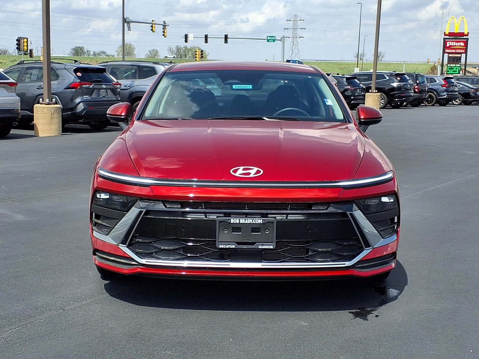 Used 2025 Ultimate Red Metallic Hyundai SE image 21