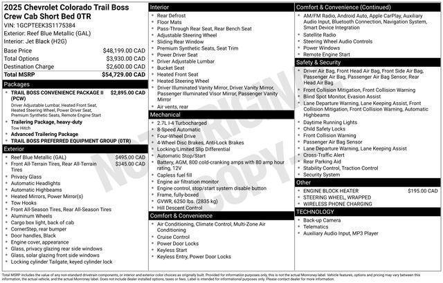 2025 Chevrolet Colorado Trail Boss Crew Cab Short Box 4x4's photo