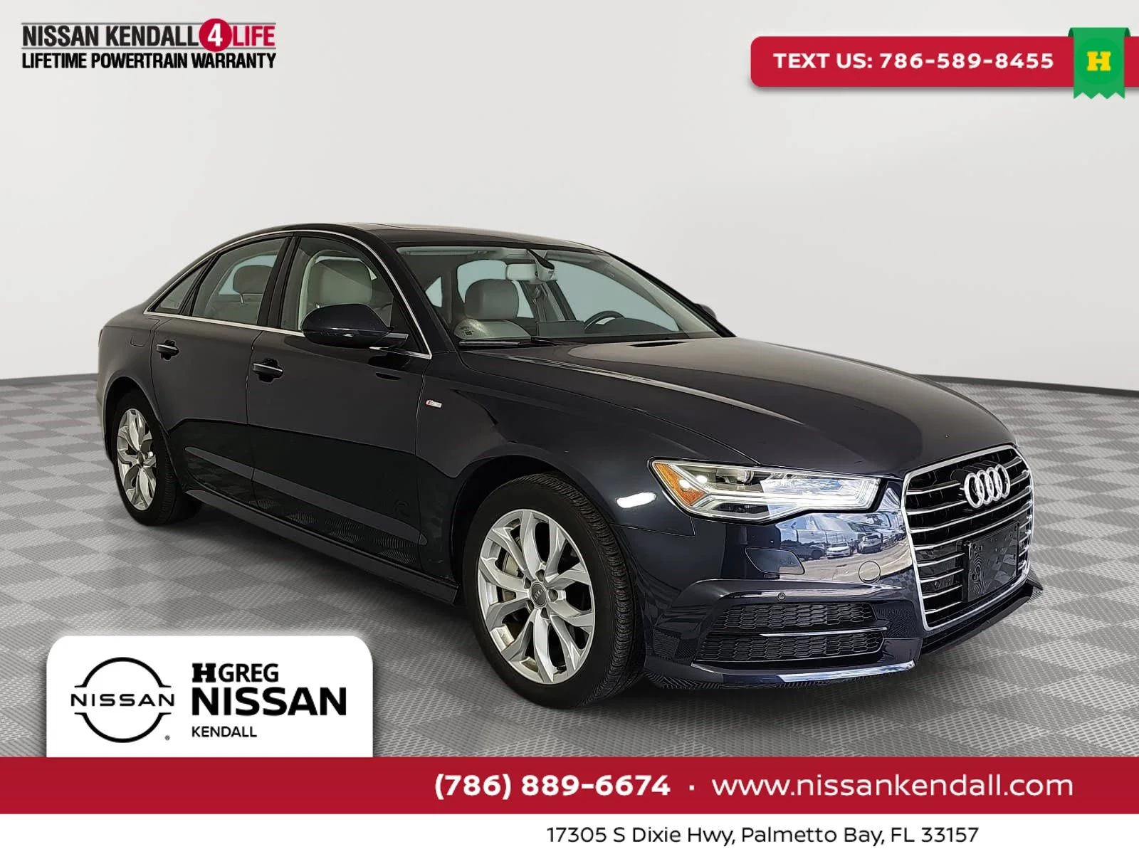 Used 2018 Blue Audi 2.0T Premium Plus image 1