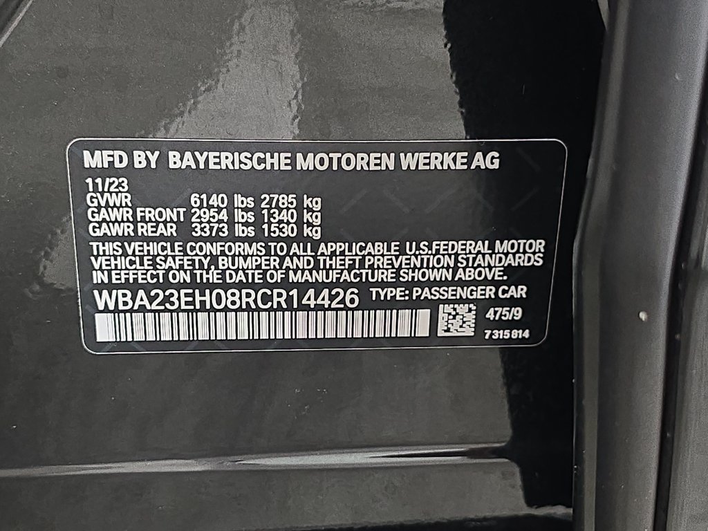 Certified Used 2024 Black Sapphire Metallic BMW 740i image 34
