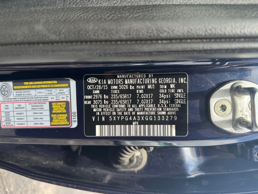 Used 2016 Blue Kia LX image 26