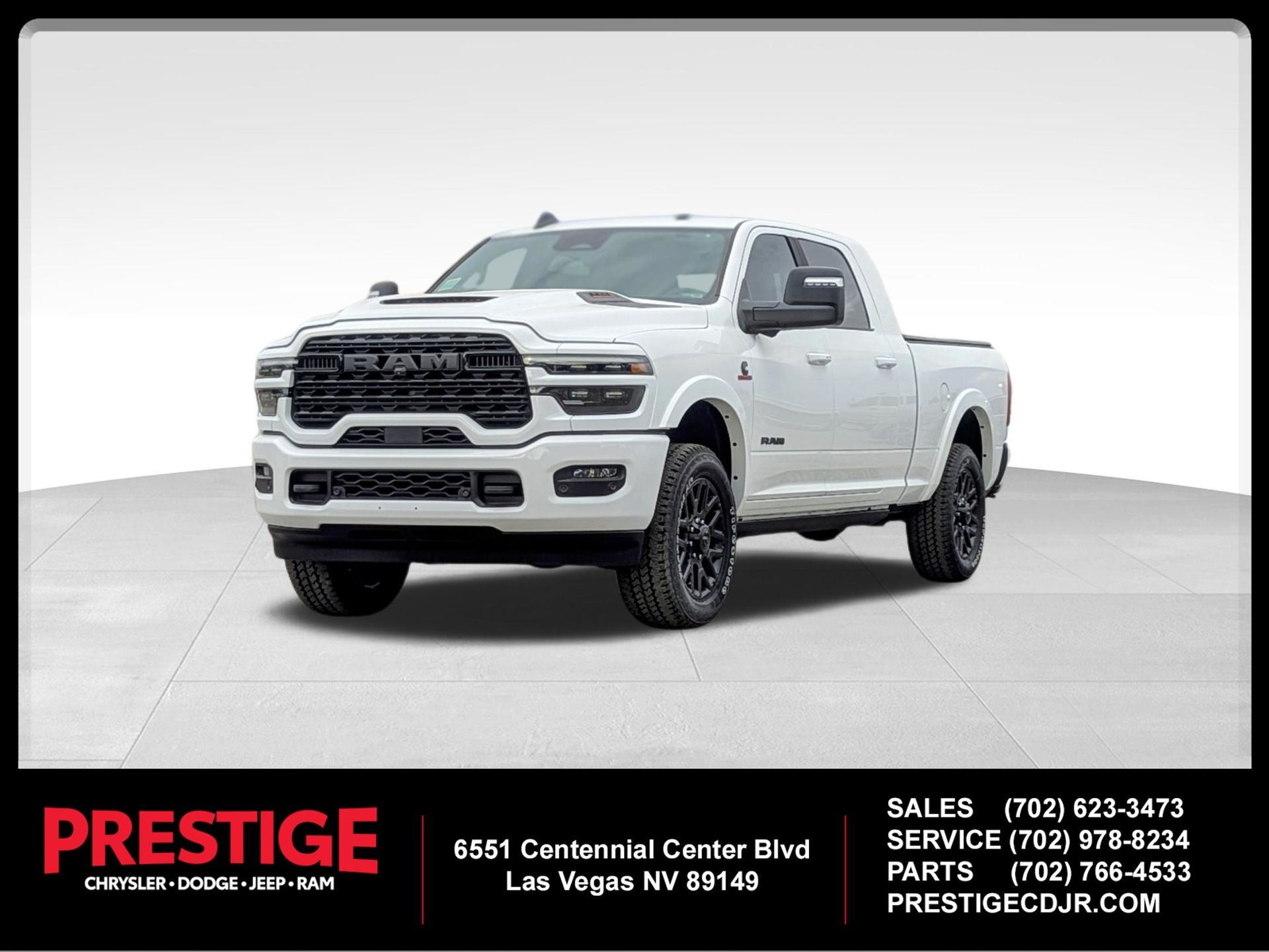 New 2026 Bright White Clear-Coat Exterior Paint RAM Limited image 1