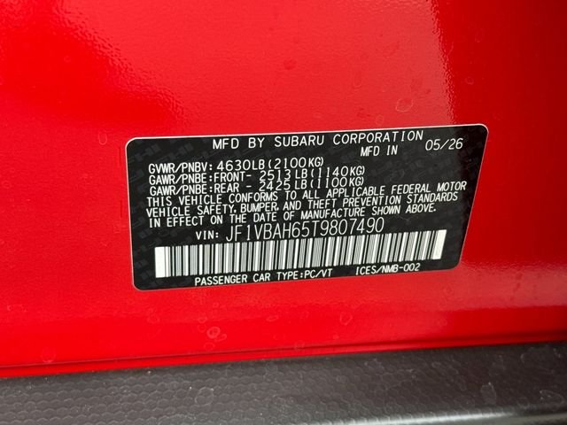 New 2026 IGNITION RED Subaru Base image 35