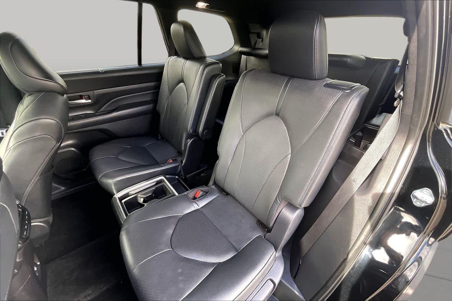 Used 2025 Midnight Black Metallic Toyota Hybrid Nightshade Edition image 21