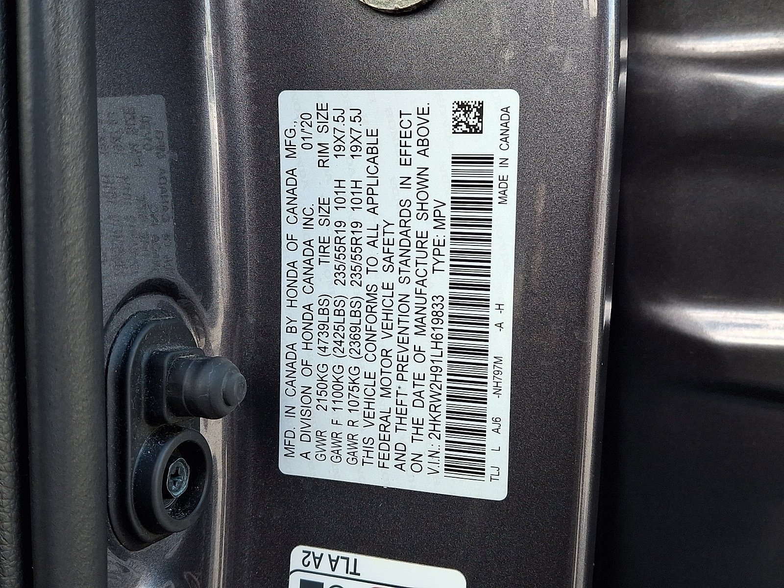2020 Honda CR-V Touring - Photo 20