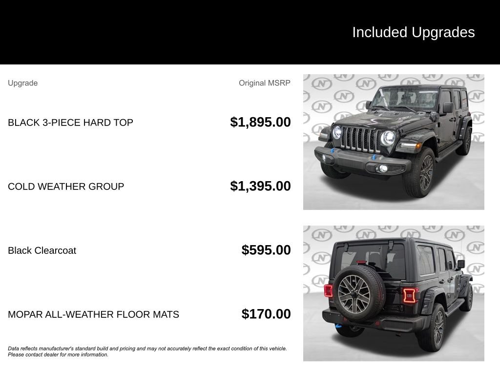 Used 2023 Black Jeep Sahara 4xe image 3