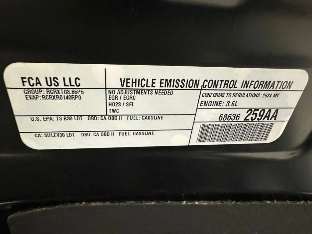 Certified Used 2024 Brilliant Black Crystal Pearlcoat Chrysler Touring L image 36