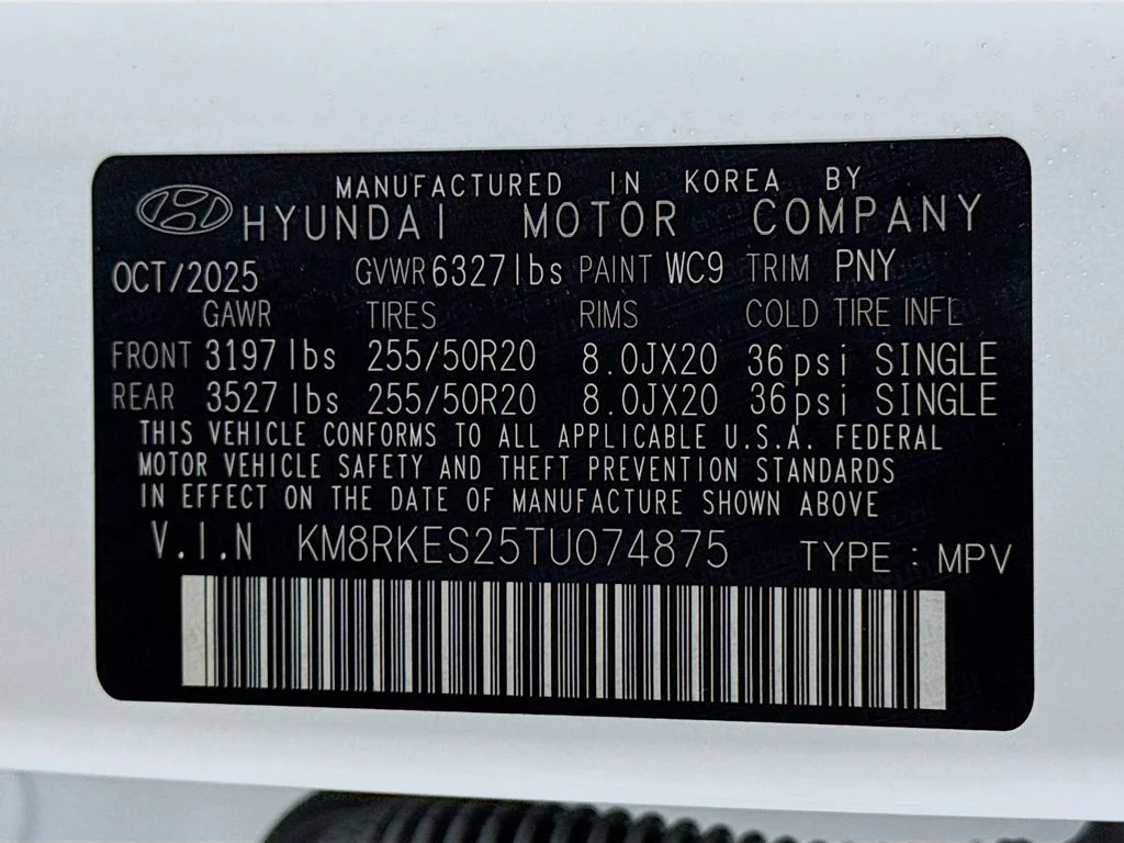 New 2026 Creamy White Pearl Hyundai Limited image 35