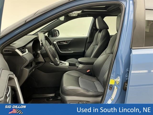 Used 2022 Cavalry Blue/Midnight Black Metallic Toyota Hybrid XSE image 16